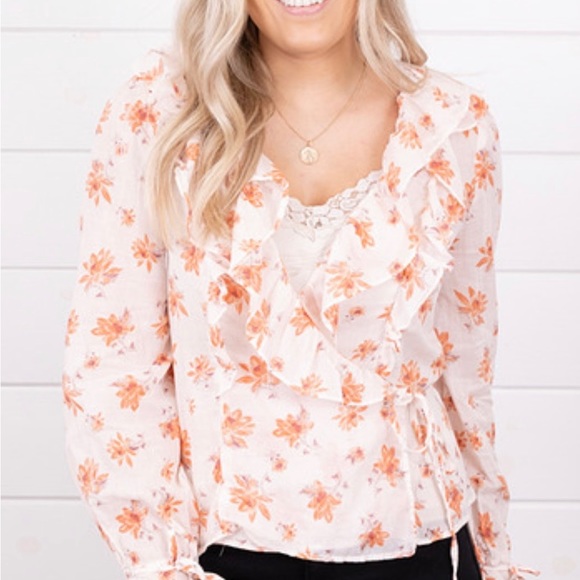 NWT - Free People Amanda Ruffle Top - Size small - Picture 6 of 10